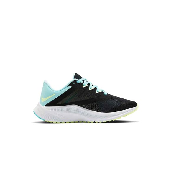 Nike Quest 3 Running Shoes Sneakers Size 8.5 Black/Barley Volt/Glacier Ice - Picture 2 of 8